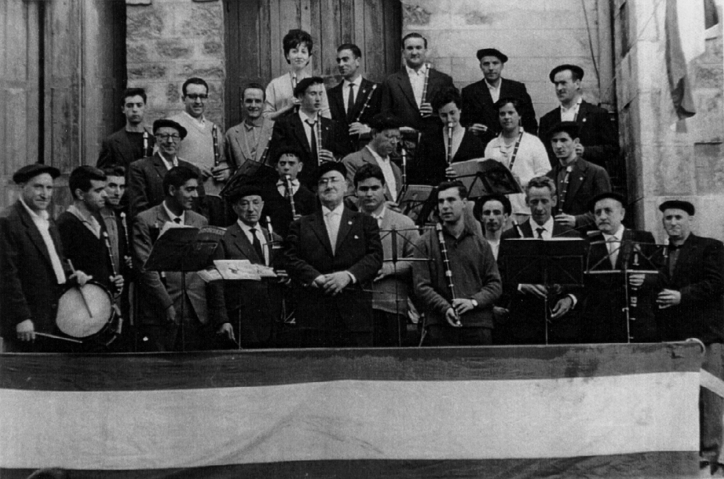 Concierto de txistularis de Ordua de 1961